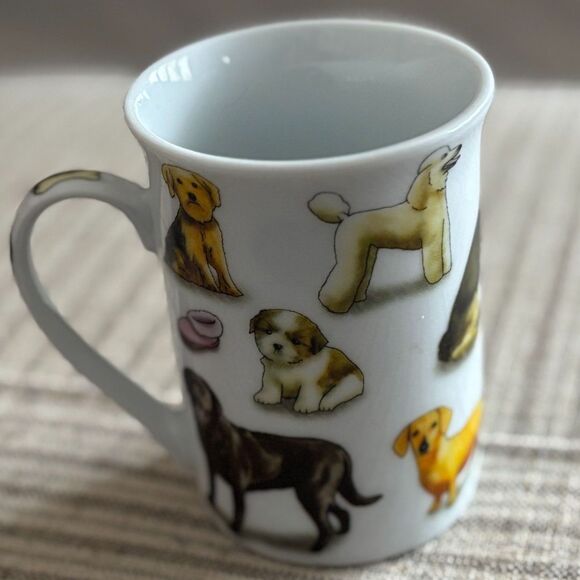 Man's Best Friend Dog Breed Paul Cardew 2010 England Ceramic Tea Cup Mug 10 oz. - Picture 1 of 8